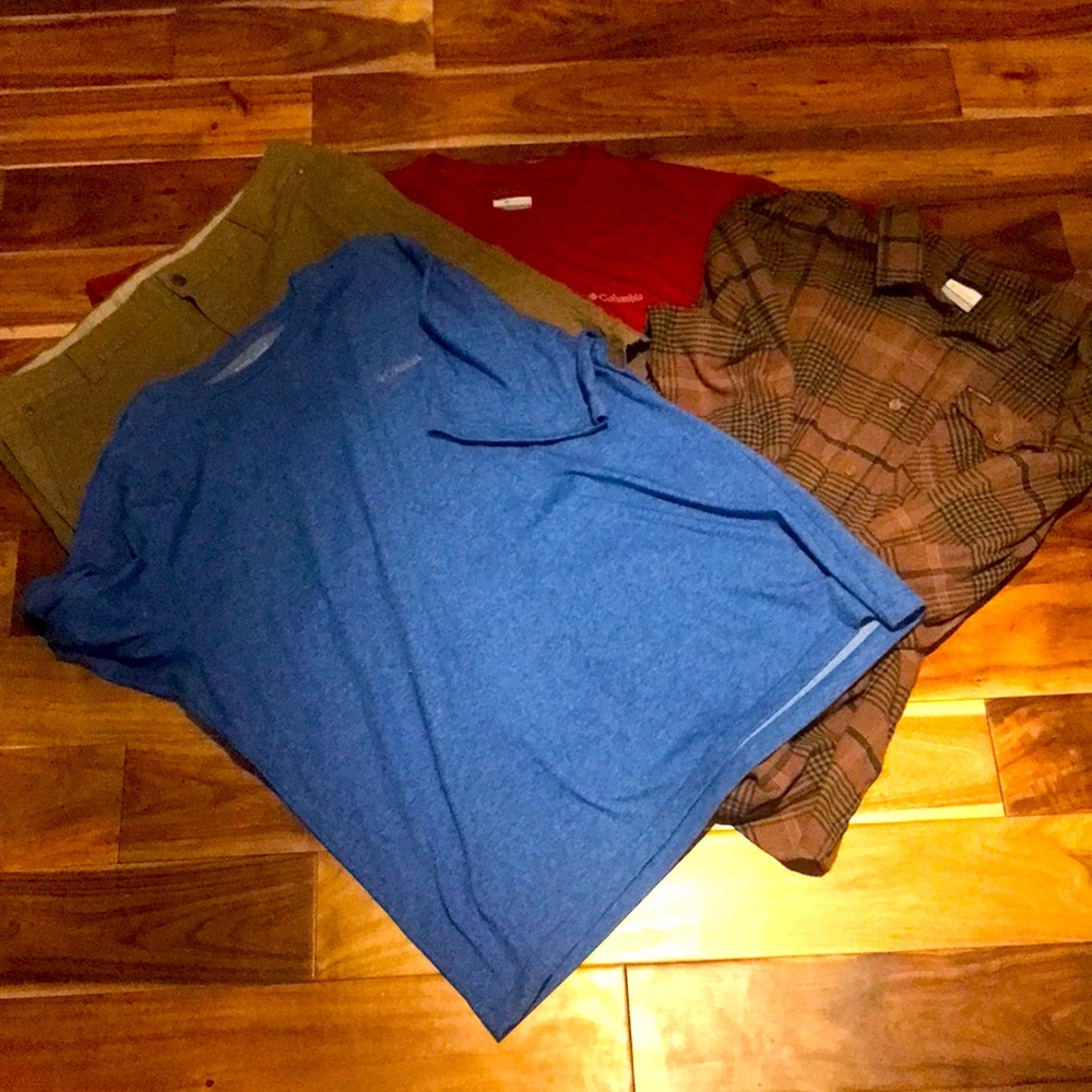 columbia bundle of clothes